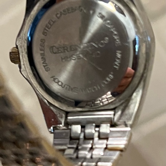 Cerrentino Womens Silver and Gold Watch Diamond series - Picture 7 of 7